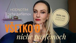 Všetko o NICHE parfémoch! Čo sú niche parfémy, ktoré značky sú niche a hodnotím 11 niche parfémov