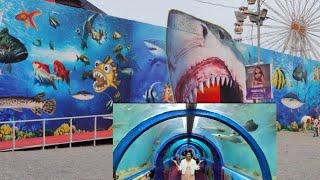 #guntur First Under Water Tunnel in Guntur Exhibition| 250kg Fishes | Nazz Centre Gunta Ground #kids