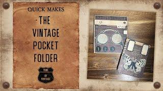 The Vintage Pocket Folder.