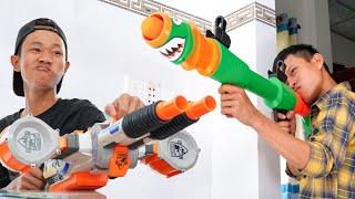 NERF WAR ROCKET GUN BATTLE SHOT 2