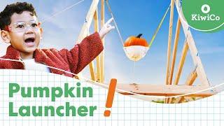 We Made a Giant Pumpkin Launcher Game! | KiwiCo