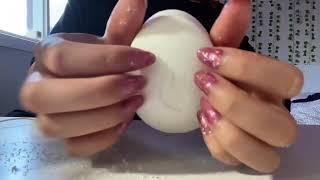 ASMR soap tapping and scratching