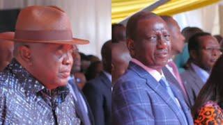 DRAMA Uhuru Kenyatta STEALS THE SHOW in Embu at Bishop Kimani’s Ceremony |Plug Tv Kenya