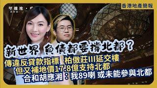 堅離地地產|  新世界傳違反貸款指標、柏傲莊3延遲交樓、沽新建大廈還債，但補地價17.8億發展北都｜合和胡應湘：轉型收租公司、或未能參與北都｜團結香港基金邀中資齊發展北都（Jace X 馮智政)