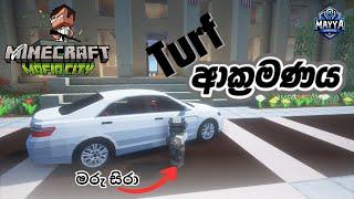 Turf ආක්‍රමණය - මරු සිරා | Minecraft - Mafia City Roleplay | Sinhala Gameplay | Part 02