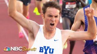 MUST SEE: Rooks falls, recovers, wins wild men's steeplechase National title | NBC Sports