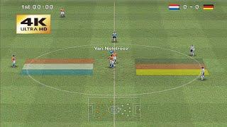 PES 6 - Germany vs Netherlands [Gameplay 4K ]