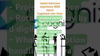 Cognizant interview experience | Cognizant interview questions |2025batch.  #interview