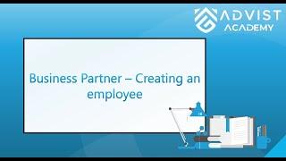 SAP | Business Partner: Creating an employee (Transaction: BP)