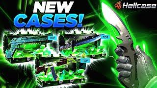 KNIFE PULL FROM NEW CASES ON HELLCASE !! ?! ! HELLCASE PROMO CODE 2025 ! HELLCASE CASE OPENING !