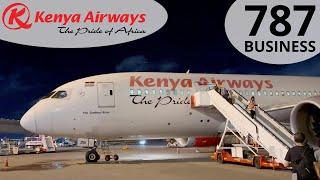 Kenya Airways 787 BUSINESS CLASS: KQ886 Nairobi to Bangkok