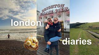 romanticising winter | cosy and wholesome weekend in london + day trip to brighton