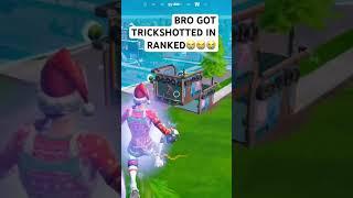 bro got manmoth trickshotted in unreal ranked #fortnite