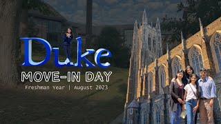 duke university | freshman move-in vlog | 2023