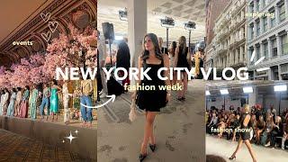 NYFW VLOG: oh polly fashion show, L'AGENCE presentation, exploring the city & more