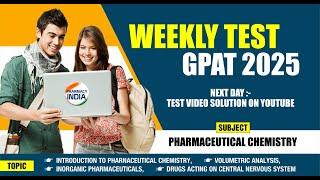 How to Join Weekly Test | Pharma Chem | Intro to Pharma Chem | GPAT 2025 - 26 #gpat2025 #gpat2026