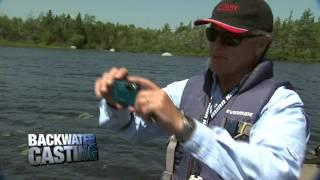 Rick Greene and Chris Munn Fish Small Mouth Bass on a windy Harvey Lake.