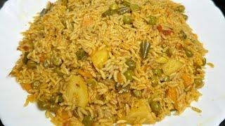 Easy Veg Pulao Recipe In Cooker | how to make veg pulao | restaurant style pulao recipe | veg pulao