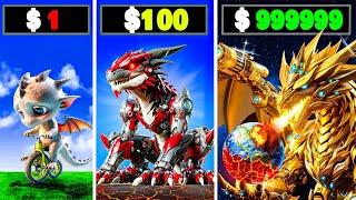 $1 to $1,000,000 Mecha DRAGONS in GTA 5 RP