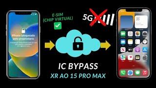 iC Bypass Desbloqueio De iPhone Do Xr ao 15 Pro Max Sem Sinal De Chip