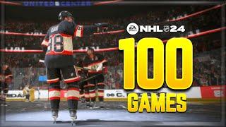 I Played 100 Games of NHL 24... here's what happened!