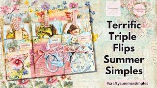 TERRIFIC TRIPLE FLIPS DAY 2 #craftysummersimples