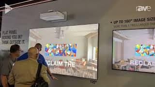 InfoComm 2023: Epson Demos PowerLite 810E Extreme Short Throw Projector in Education Application