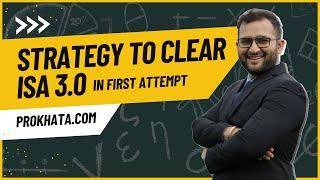 Strategy to Clear ISA 3.0 Exam in 1st Attempt in less then one week