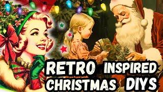  Genius RETRO CHRiSTMAS DIY CRAFTS from pieces @ a 1/2 OFF SALE @ DOLLAR GENERAL !