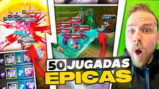 ¡REACCIÓN A 50 MOMENTOS ULTRA SATISFACTORIOS DEL LOL! 