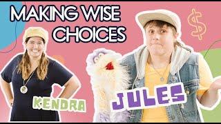 LEARN TO MAKE WISE CHOICES WITH MONEY! Wants vs. Needs with Jules and Kendra (Homeschool Curriculum)