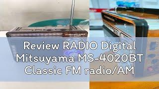 Review RADIO Digital Mitsuyama MS-4020BT Classic FM radio/AM/SW/FM l