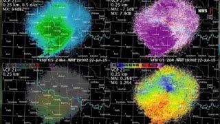 Doppler radar detects locust swarm