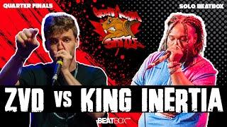 ZVD  vs King Inertia  | Solo Beatbox Quarter Finals | GNB 2024