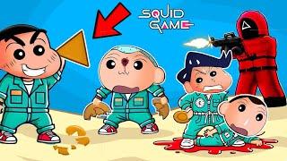 Shinchan Trying To Win Squid Game 2 With Friends  | Shinchan Playing Squid Game | Funny Game 