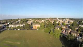 St Johns Burgess Hill from above | Drone GoPro