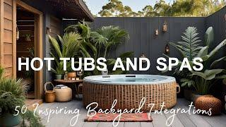 Best Unique Hot Tub Ideas | 50 Exclusive Inspirations | Integrate An Outdoor Spa Into Your Backyard