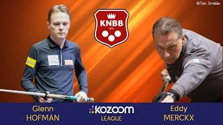 KNBB Kozoom League - Glenn HOFMAN vs Eddy MERCKX