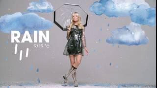 Animationen für 3 Wetter Taft: Heidi Klum Weather Report "Regen"