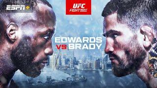 UFC LONDON LIVESTREAM EDWARDS VS BRADY FULL FIGHT NIGHT COMPANION & PLAY BY PLAY