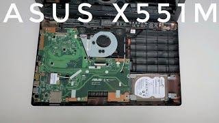 Как разобрать Asus x551m ,  Замена клавиатуры и чистка.