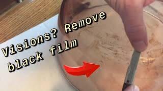 Visions cookware How to clean the black build Up