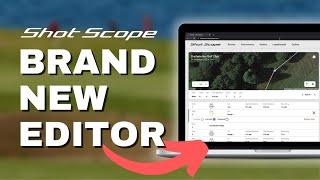 How to edit your round using the NEW Shot Scope Dashboard Editor (Desktop/Laptop - 2023)