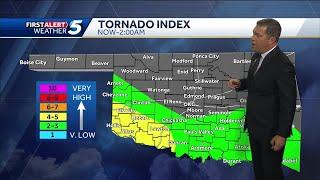 Severe thunderstorm watch issued for parts of western Oklahoma on Monday