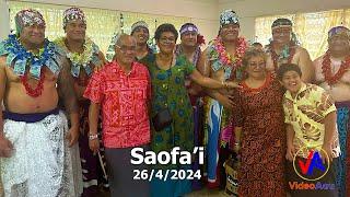 Video Aau Shorts : Saofa'i a ASI TUIATAGA - 26/4/2024