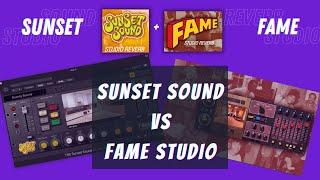 Sunset Sound vs Fame Studio (Reverb Shootout by IK Multimedia)