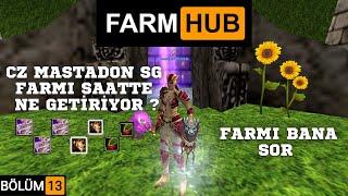 FARM HUB | BÖLÜM 13 | CZ MASTADON VE SG SAATTE NE GETİRİYOR #knightonlinefarm #nttgame #mgames