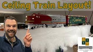 Building a Ceiling Train Layout