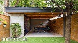 Outdoor Living | This Carport Doubles As A Cozy Dining Area!