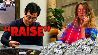 Bluff Gone Wrong Against Lucky Female Poker Player!